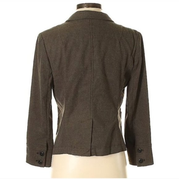 Anthropologie Cartonnier Felix Brown Felted Blazer - Picture 2 of 8